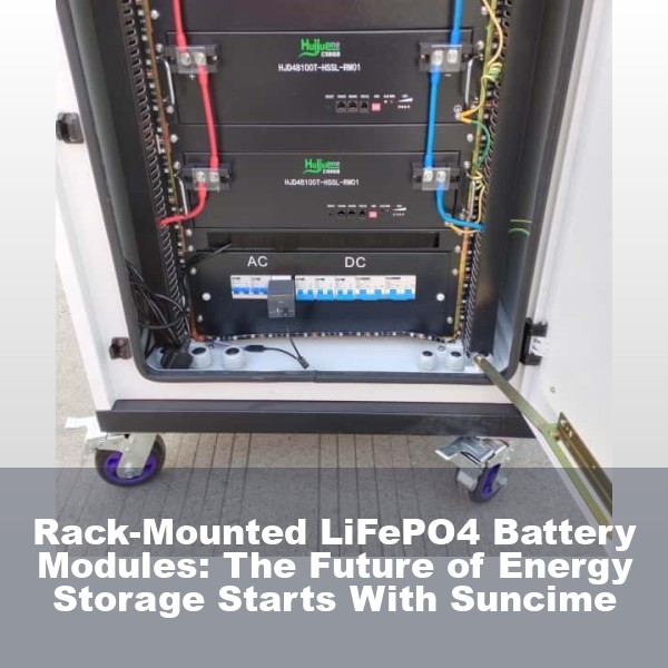 Rack-Mounted LiFePO4 Battery Modules: The Future of Energy Storage Starts With Suncime